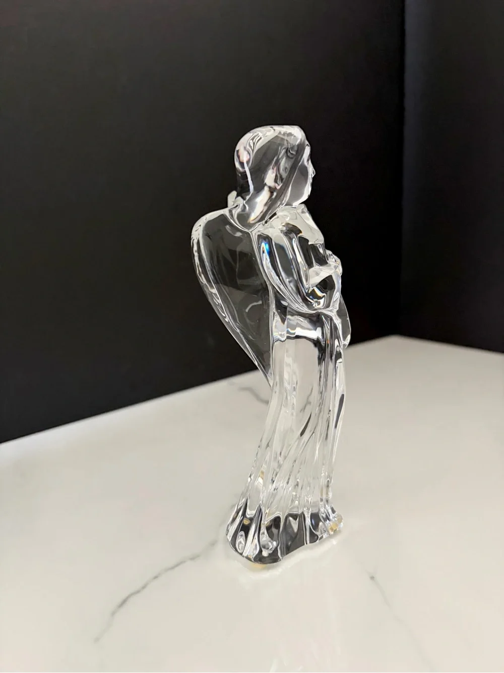 Angel with Harp Nativity Figurine by Baccarat